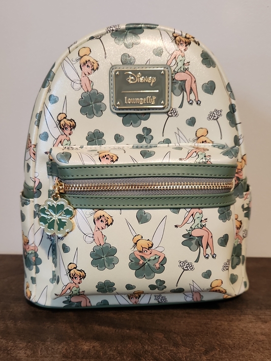 Loungefly Handbags - Disney x Loungefly Tinker Bell Mini Backpack - Mint Green With Sparkle